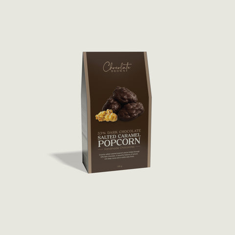 Artisan Chocolates Drops Salted Caramel Popcorn 53% Dark | 150g