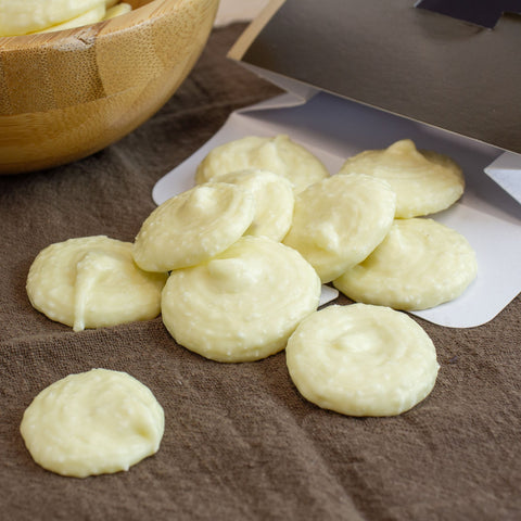 Artisan Chocolates Drops White Lemon Coconut 28% White | 150g