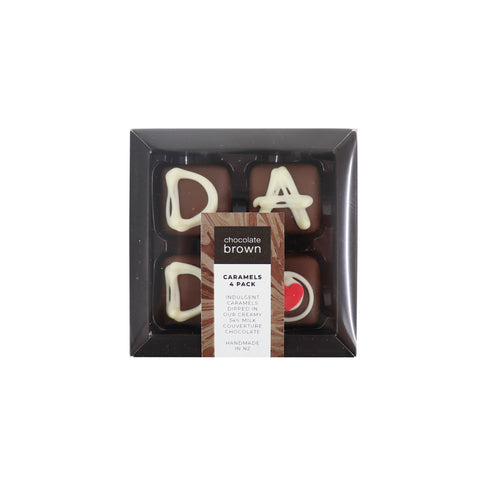 Selection Box 4Pk Caramels Dad 34% Milk