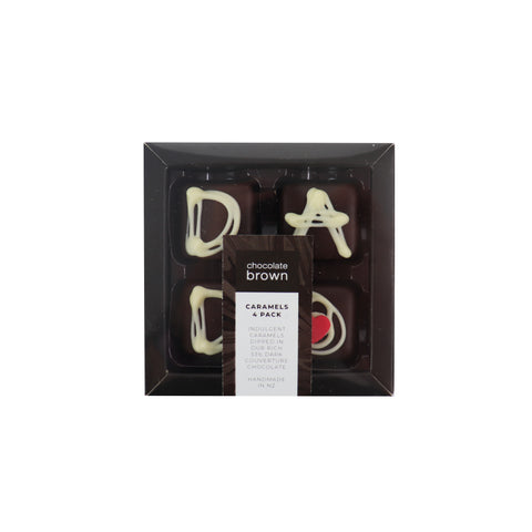 Selection Box 4Pk Caramels Dad 53% Dark