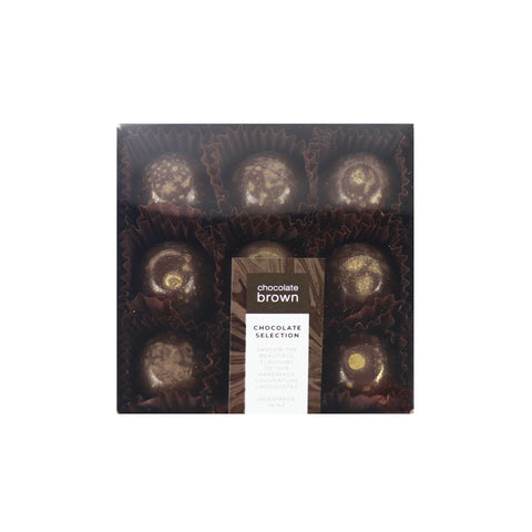 Selection Box 9Pk Liqueur Cherries Gold 53% Dark