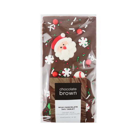 Kiwi Christmas Deco's Milk Chocolate Tablet - 80G