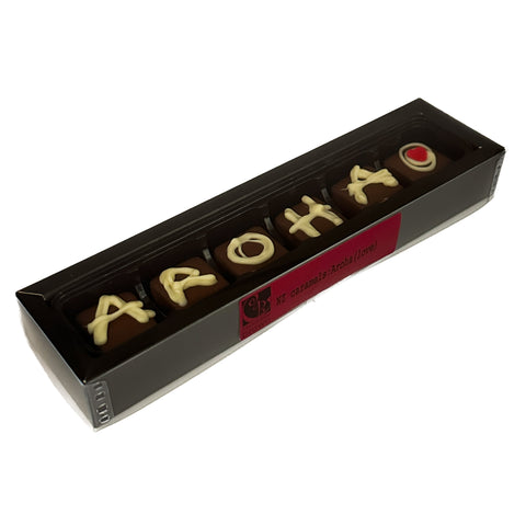 Selection Box 6Pk Caramel Deco Aroha Dark