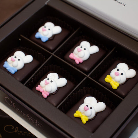 Easter Caramels Boxed Dark Chocolates | 6 Pack